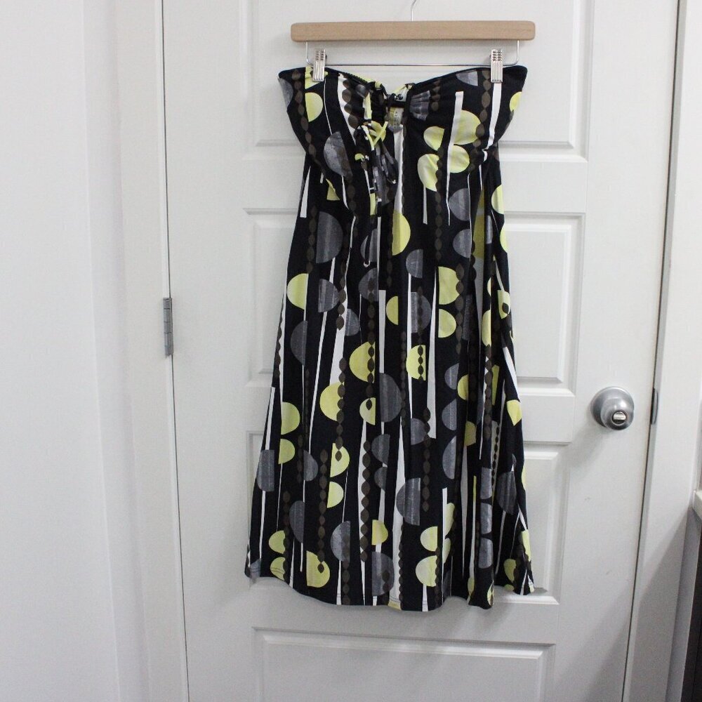 Seafolly Black and Yellow Swim Coverup